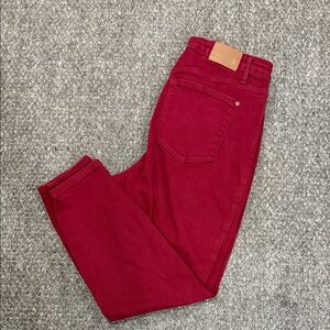 Judy Blue Red Ankle & Cropped Jeans